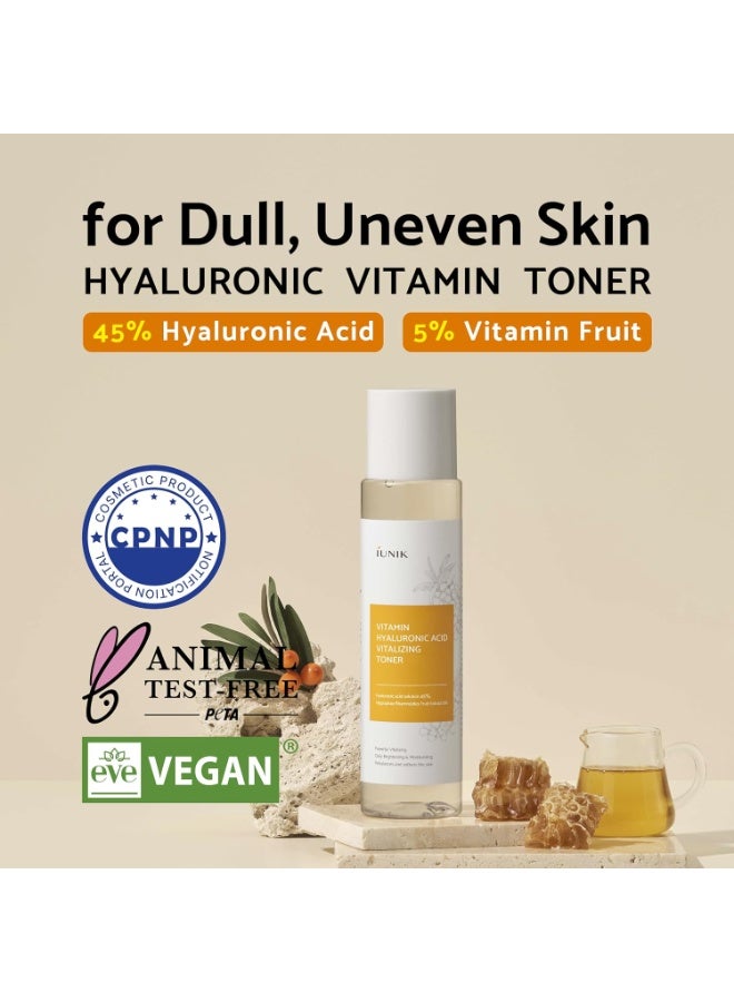 IUNIK Vitamin Hyaluronic Acid Vitalizing Toner 200ml - Image 2